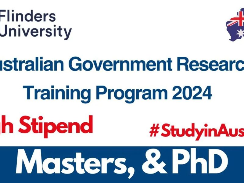 Flinders University Australian Government RTP Scholarship Australia